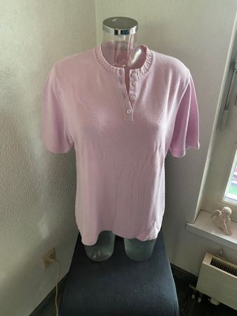 Kurzarm Pulli Grösse L rosa