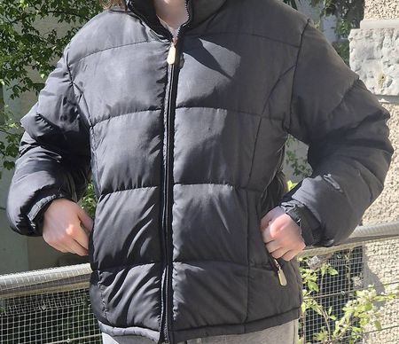 Warme Daunenjacke