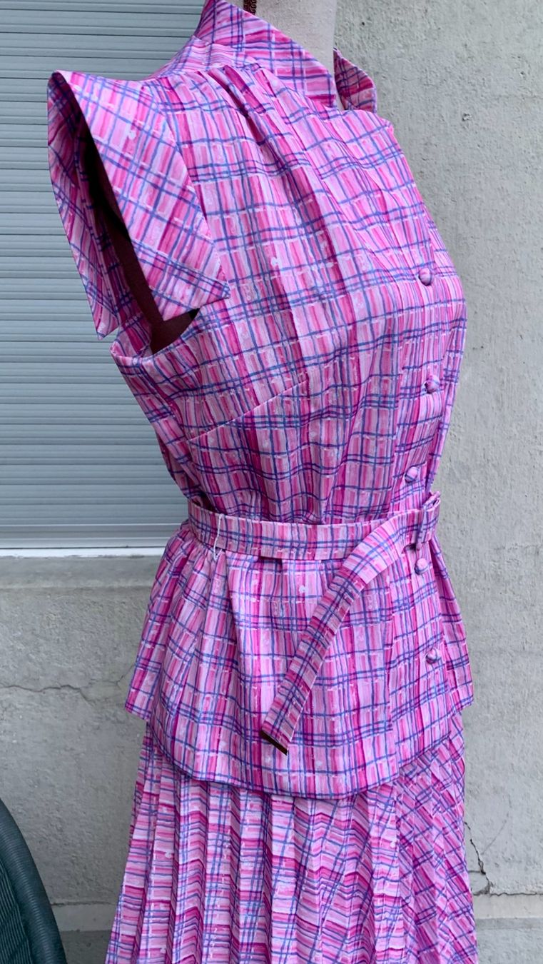 Completi & Tailleur: Superbe ensemble 2pièces vintage rose MARCELLE GRIFFON t.2 – Nuovo (secondo la descrizione) da Martigny venduto da only__you 2