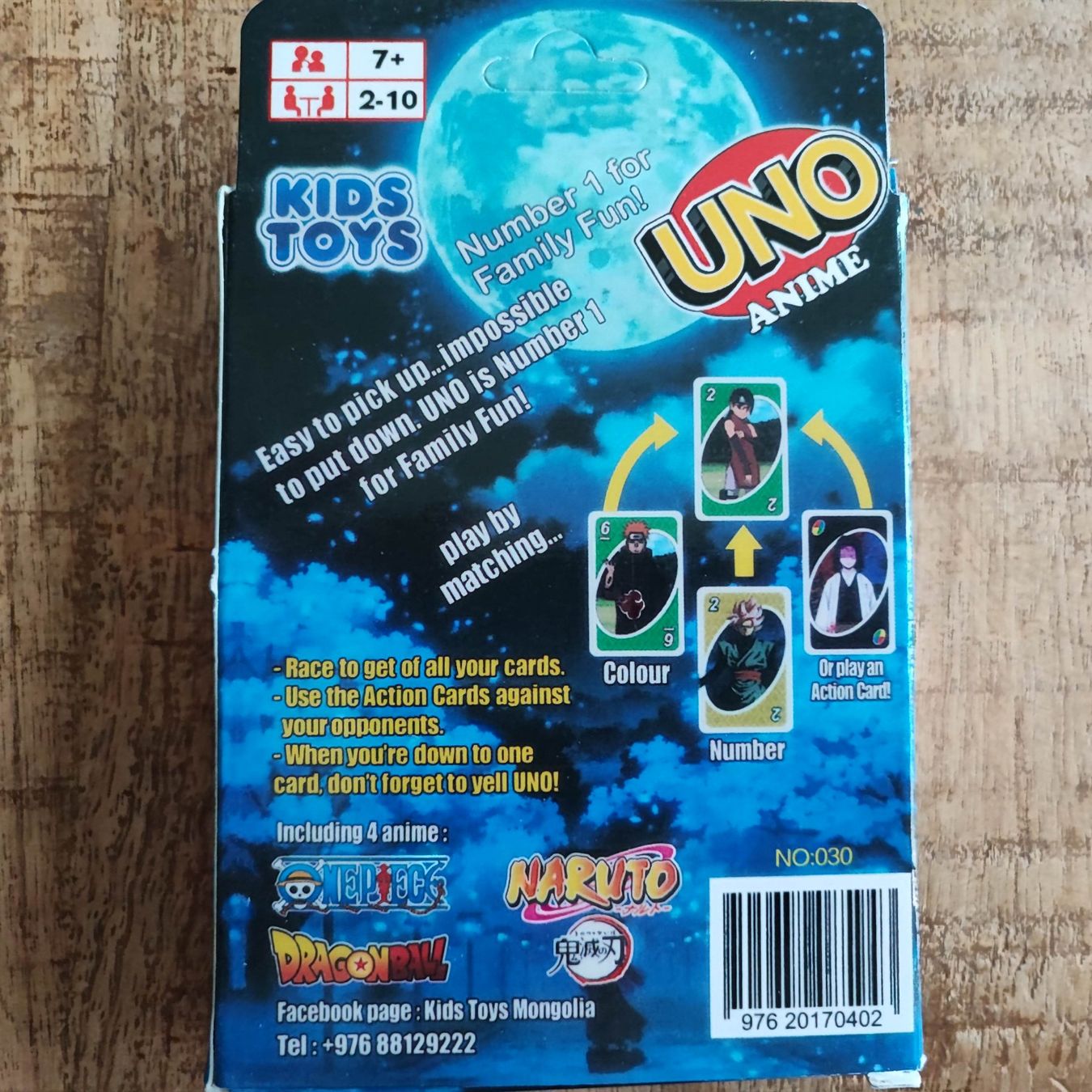 Giochi: ANIME - UNO - NEU & ORIGINALVERPACKT – Nuovo e nell'imballaggio originale da Dübendorf venduto da kb86_MOVIE 1