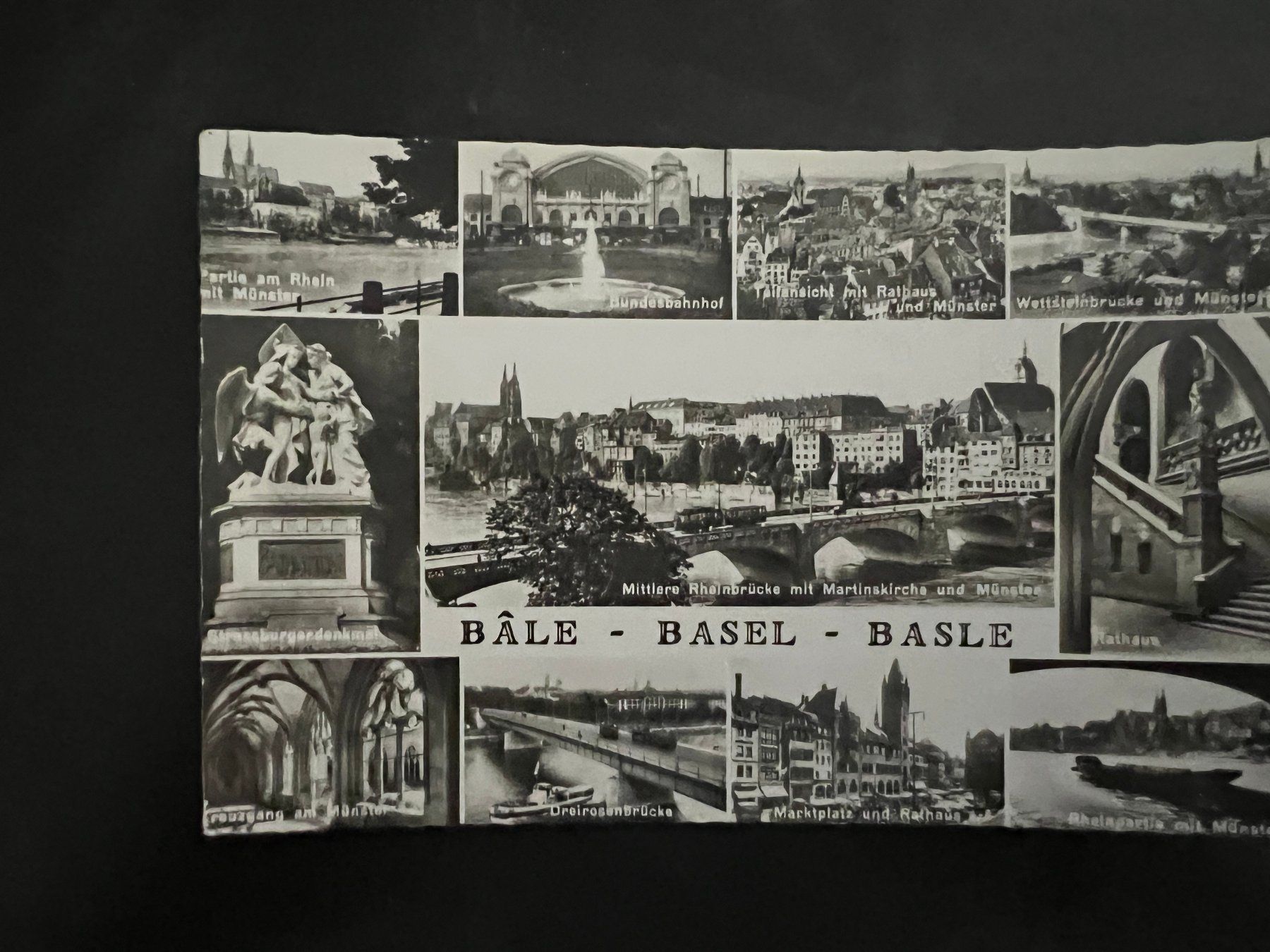 Ansichtskarten: AK   1958 Basel div. Ansichten  (G3255) – Gebraucht aus Hinwil von Sidi4