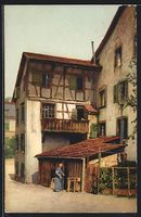 Zürich, Haus mit Schuppen im Römerhofq