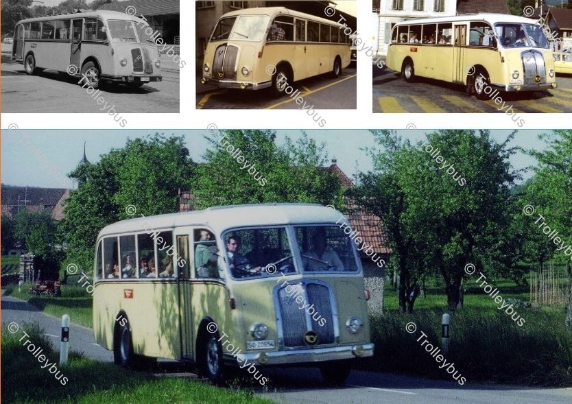Cartoline postali: Postauto Postkarte Saurer L4C-H                      BTM008b – Nuovo e nell'imballaggio originale da Bottmingen venduto da Trolleybus