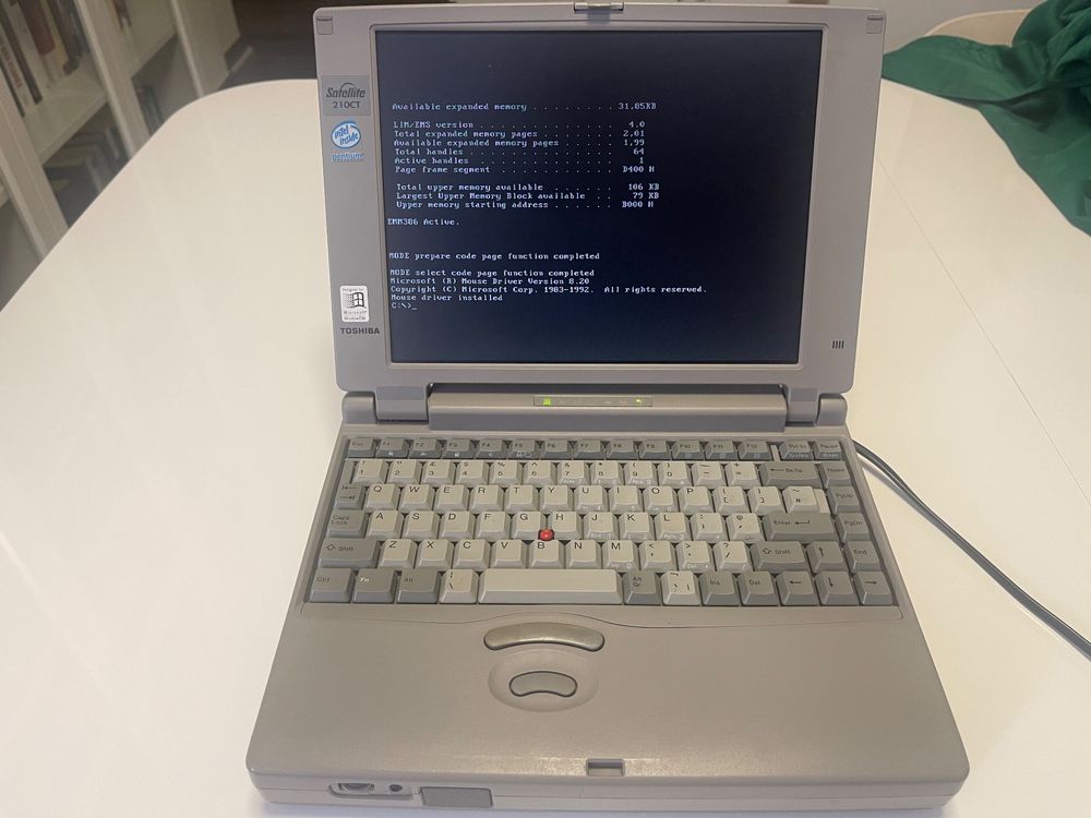 Retro Gaming Laptop Toshiba Satellite 210 CT Windows 95 Kaufen