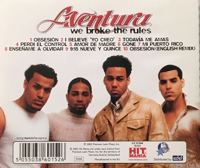 CD: Aventura - We broke the rules – Usato da Grüningen venduto da azulgris 1