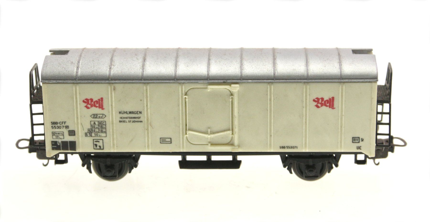 Märklin Modellini di ferrovie: H0 LIMA Bell Kühl- Güterwagen – Usato da Langenthal venduto da Sherkaan 2
