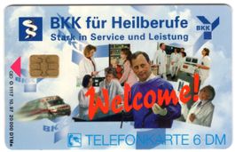 BKK für Heilberufe - seltene deutsche Kunden-Telefonkarte