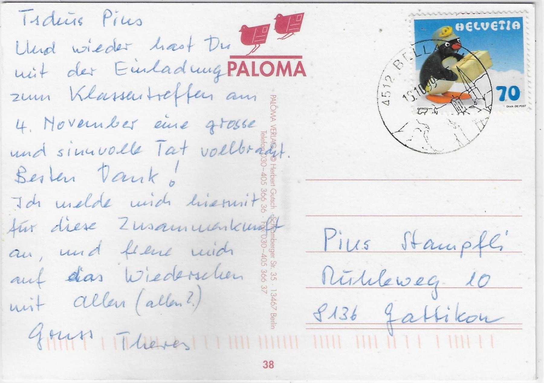 Cartoline postali: Männer beim Seilziehen – Usato da Ettingen venduto da Kartenplanet 1