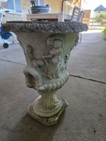 antike schwere Garten Amphore Stein Topf