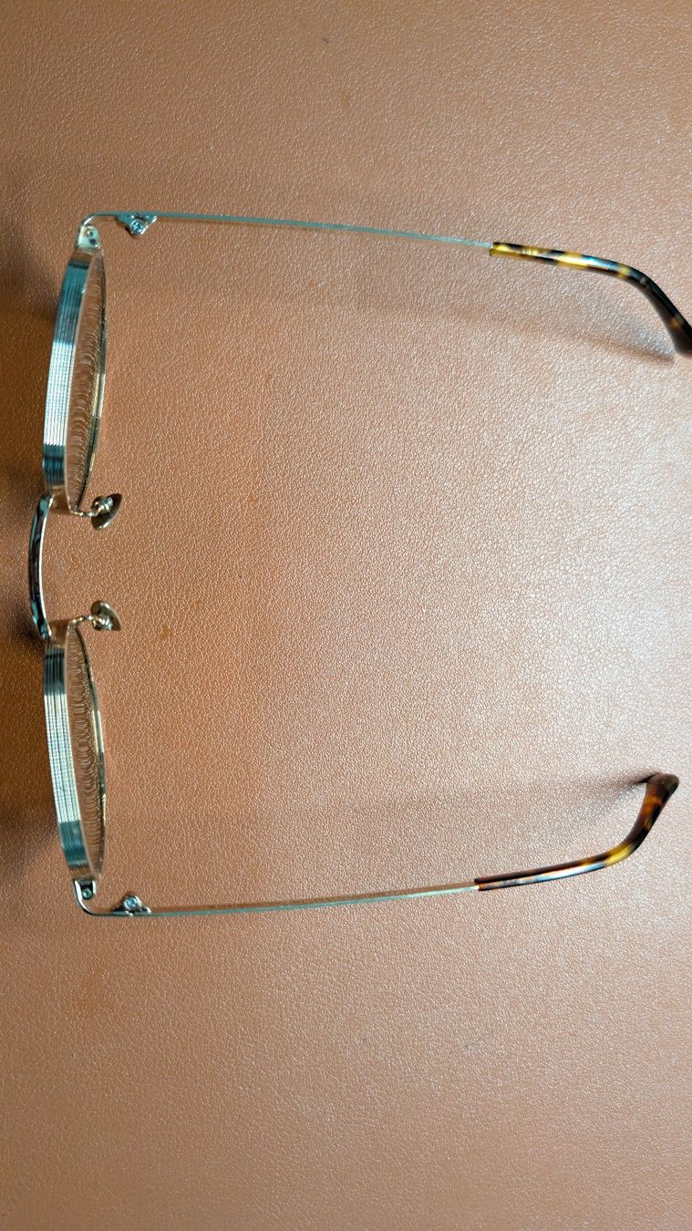 Moscot Occhiali & Lenti: Moscot SMENDRIK Sonnebrille, Grösse 48, Gold – Nuovo (secondo la descrizione) da Zürich venduto da RavN 3
