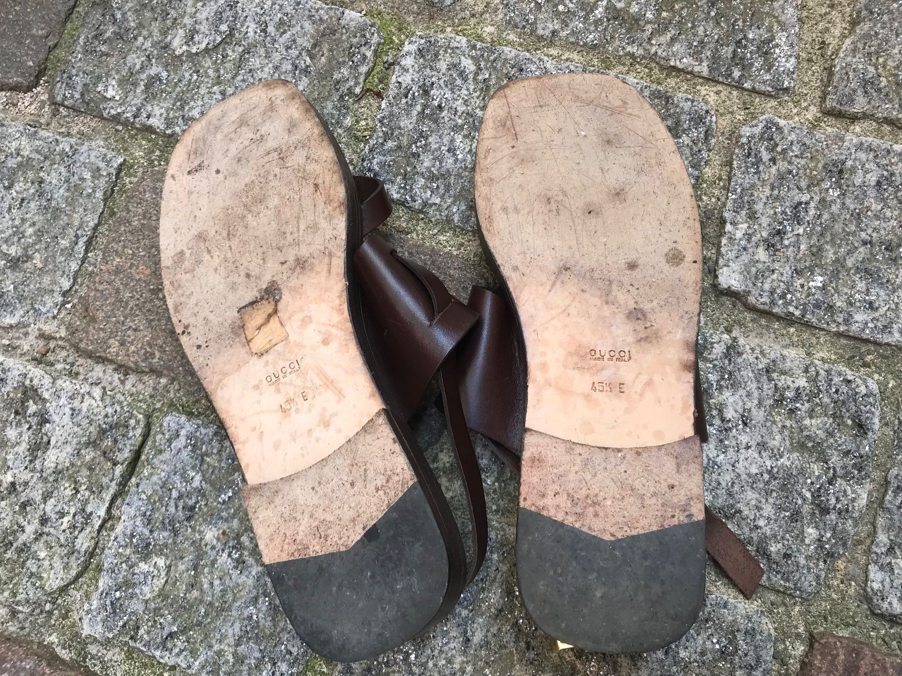 Gucci Herrenschuhe: Sandalen GUCCI braun – Gebraucht aus Carona von LaDark11 5