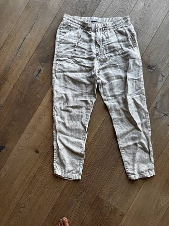 Celio Leinenhose Herren, Grösse 40  Beige/Natur 