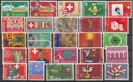 Auswahl Schweizer Briefmarken 25 Stück