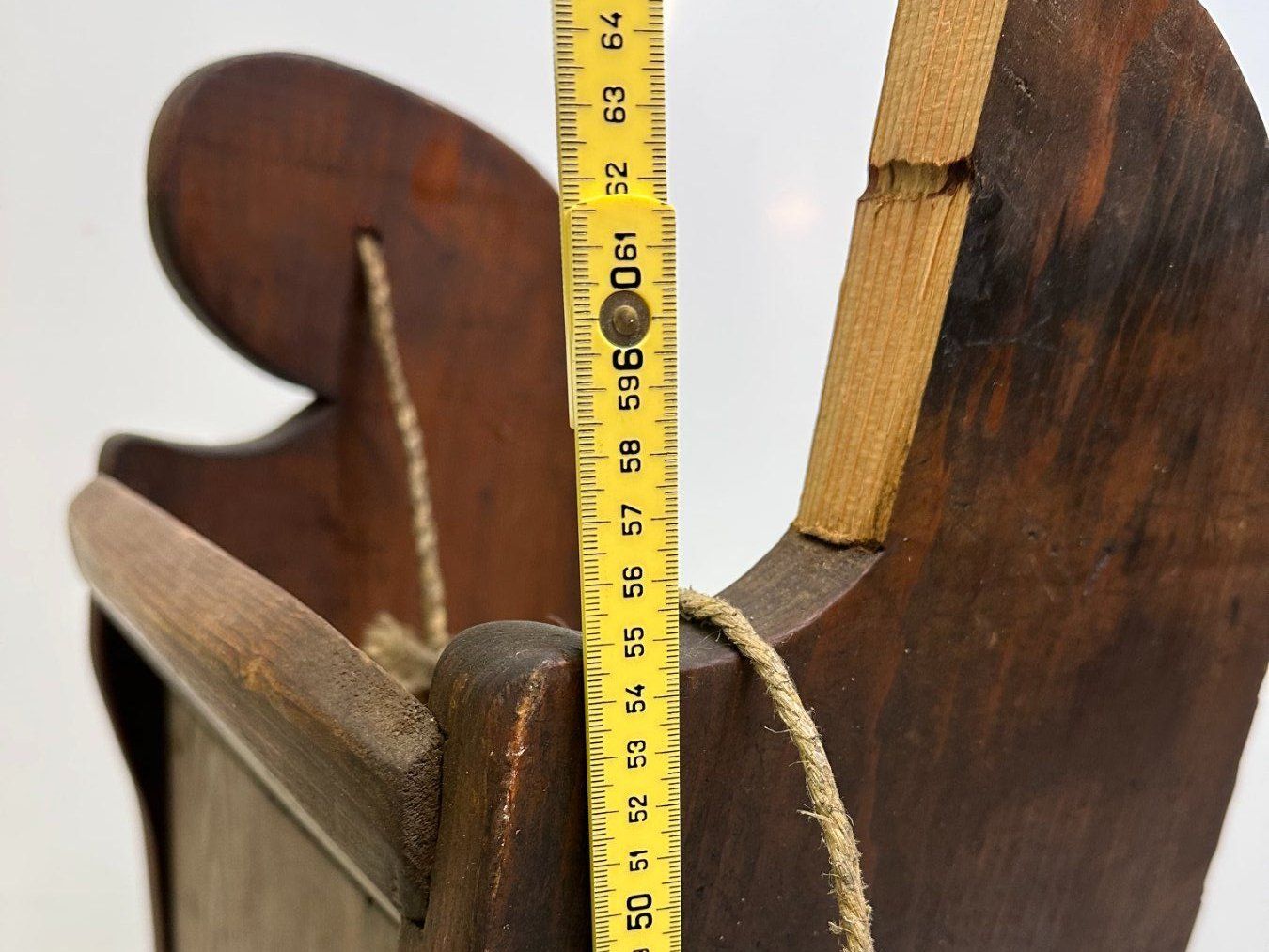 Slitta: Antiker Holzschlitten L=65cm, Dekoration – Usato da Luzern venduto da Lager6640 6