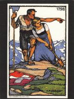 Bundesfeierkarte 1913 , Nr. 5 , Entwertet