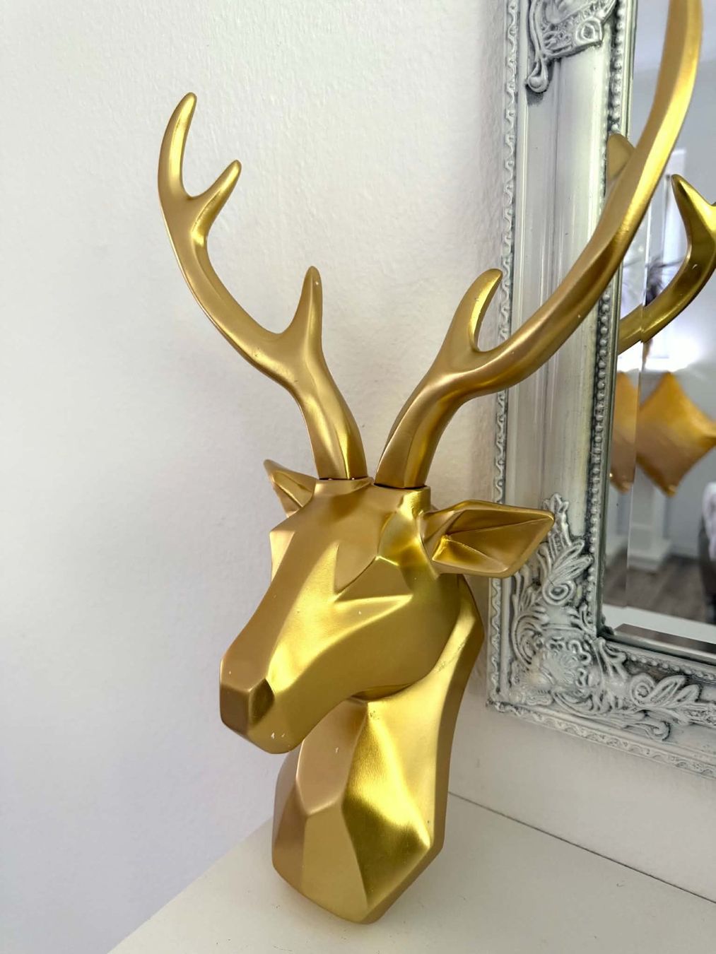 Tutte le decorazioni: Grössere Hirsch Hirschgeweih Goldig Deko – Nuovo e nell'imballaggio originale da Bern venduto da Miraitrading 3