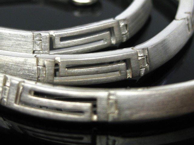 Catenine: Vintage Kette Collier Silber 925 Labyrinth Muster 45 cm – Usato da Ermatingen venduto da Decovin 1