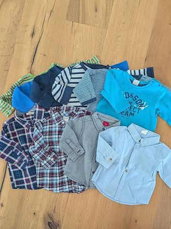 Kind T- Shirt & Hemden Gr. 62 / 68 (9er Set)
