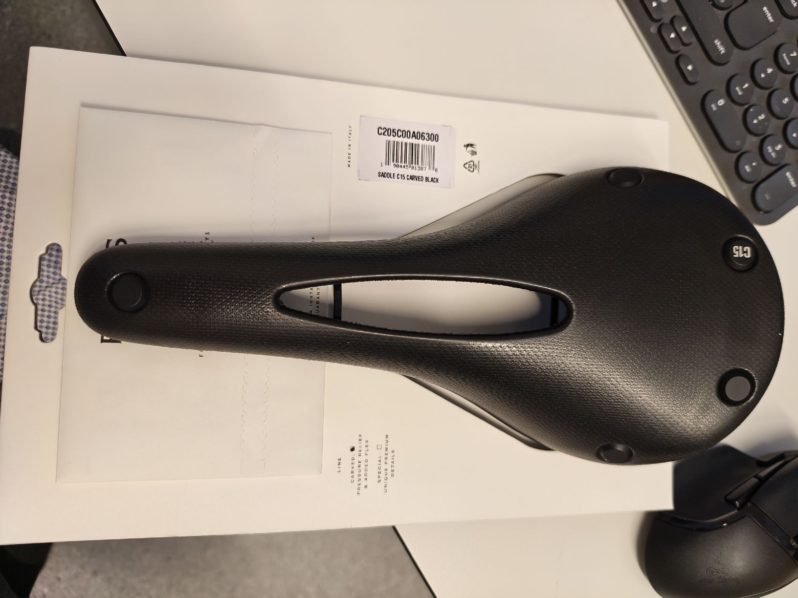 Brooks Pezzi di ricambio: Brooks C15 Carved Black – Nuovo (secondo la descrizione) da Brislach venduto da d.baumgartner.82