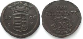 UNGARN X Poltura 1706 CM Malkontenten FRANZ RAKOCZY II. Cu