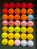 45 div. farbige Golfbälle Volvik, guter Zustand