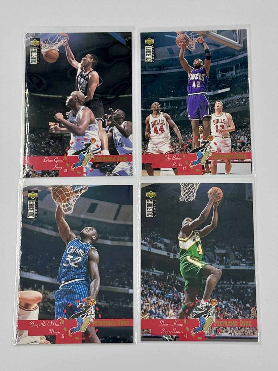 Nba Carte collezionabili: Upper Deck NBA 1995 - 4x Professor Dunk Karte – Nuovo (secondo la descrizione) da Lyss venduto da Swissmantis