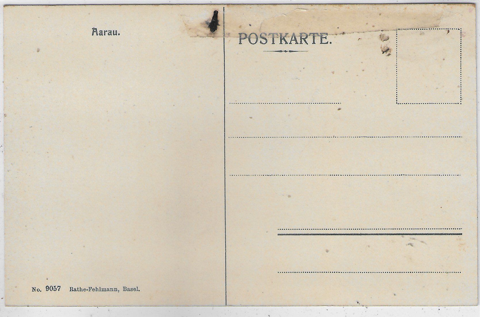 Cartoline postali: Aarau - Generalansicht - Litho – Usato da Ettingen venduto da Kartenplanet 1