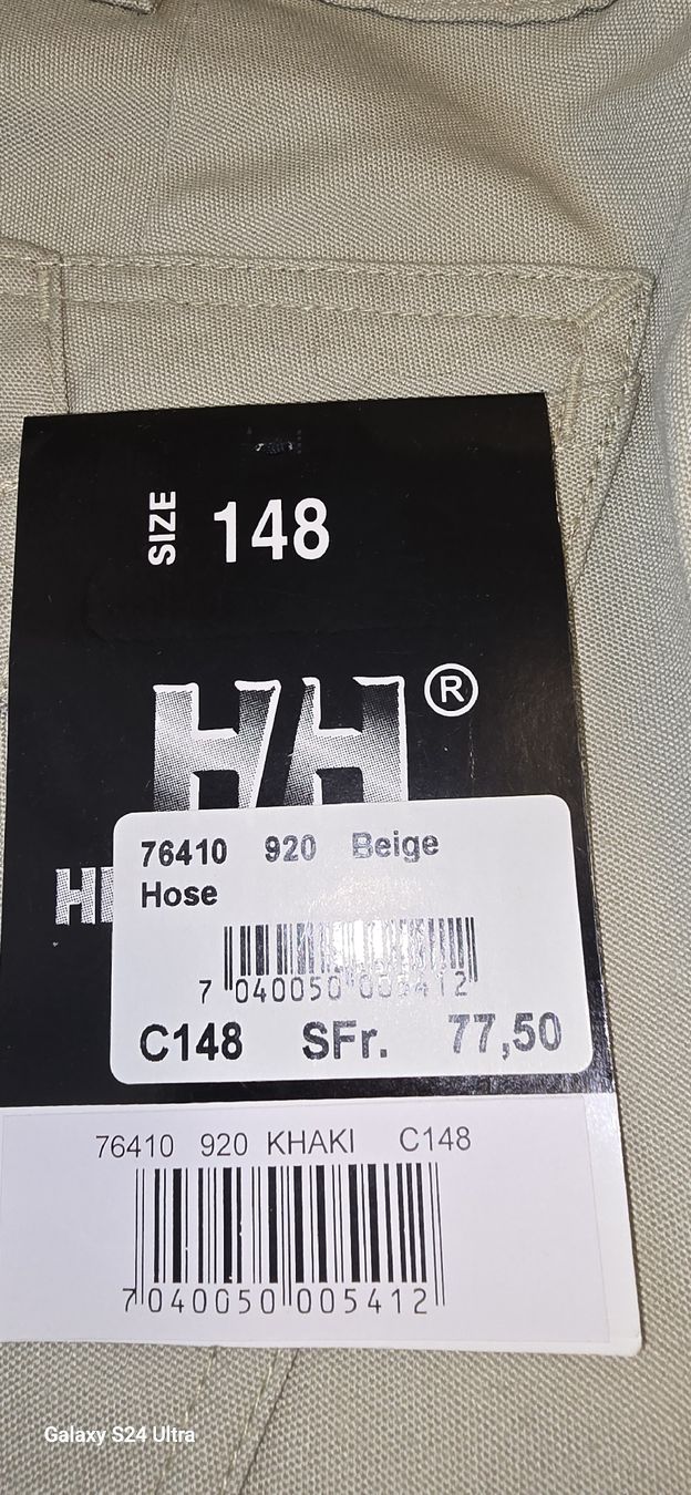 Helly Hansen Pantaloni: Helly Hansen Arbeitshose beige Grösse C148 neu – Nuovo e nell'imballaggio originale da Gelterfingen venduto da charly3333 2