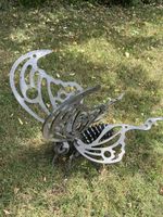 Metall Deko Schmetterling Garten Dekoration gebraucht
