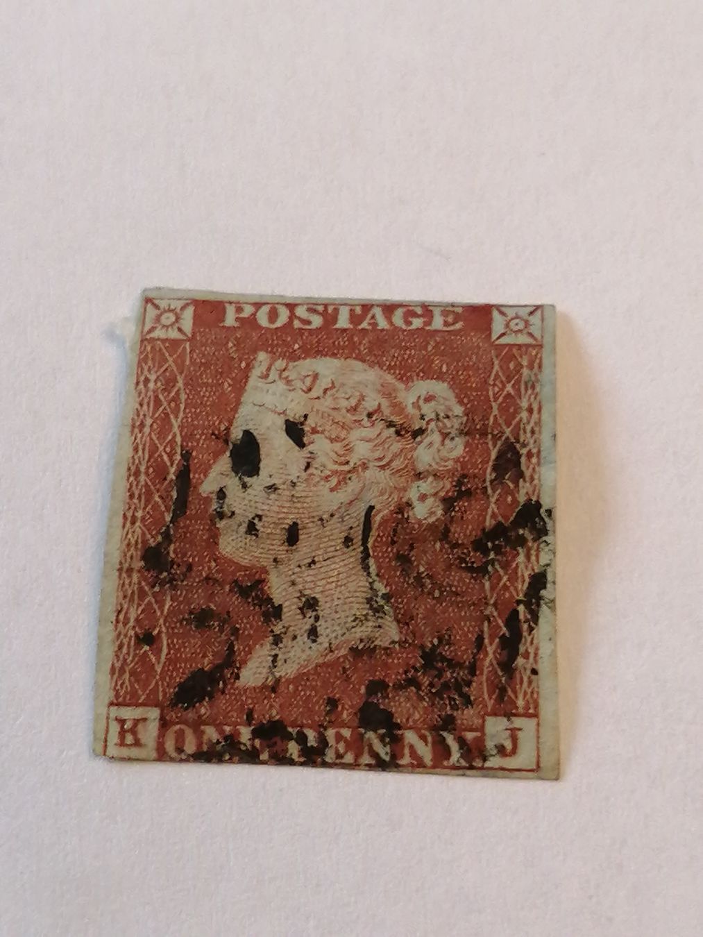 Alle Briefmarken: One Penny Red 1841, Platte 29 – Gebraucht aus Happerswil von tschergi