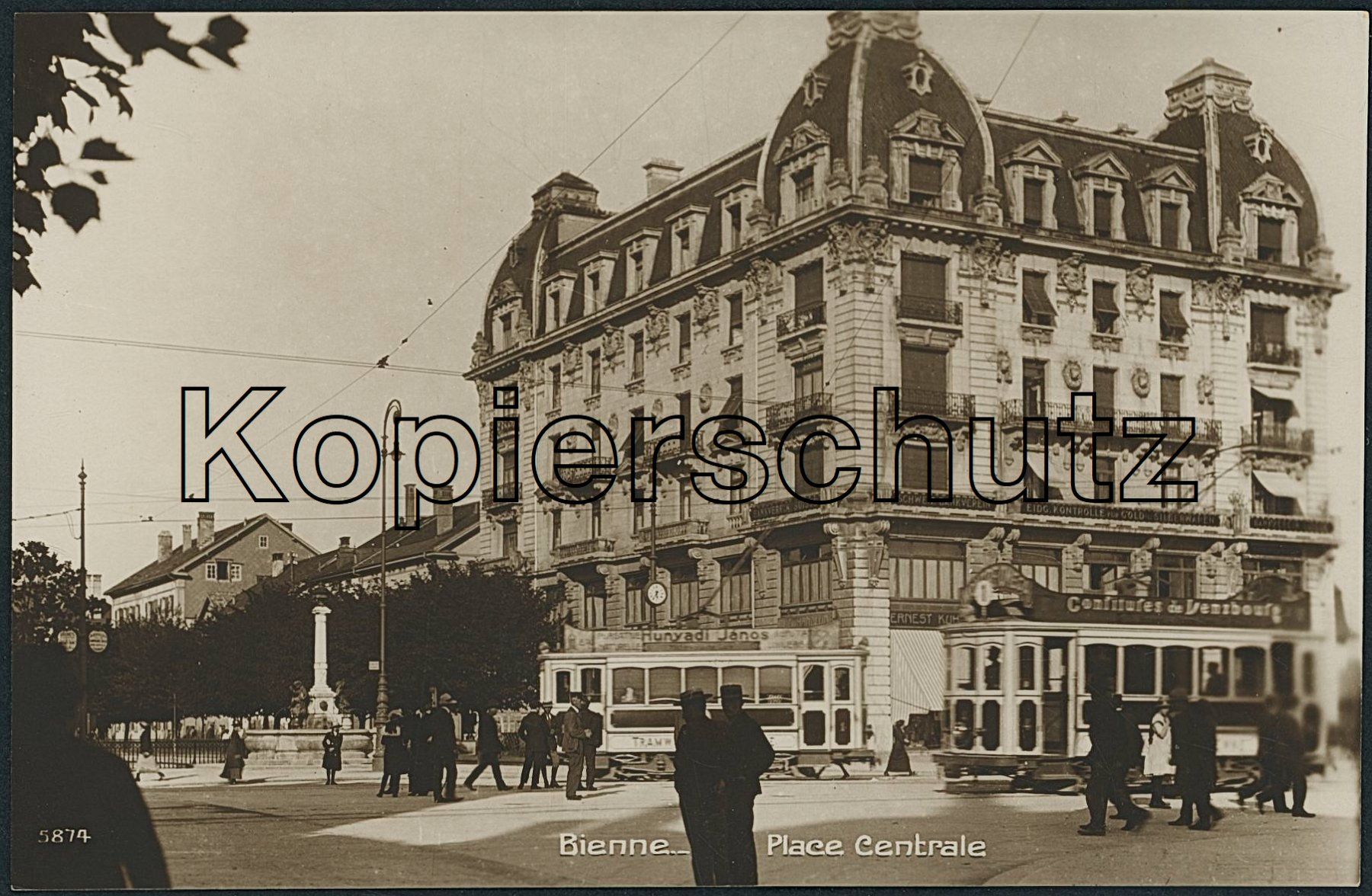 Cartoline postali: BE Biel - Bienne - Tram TrB – Nuovo (secondo la descrizione) da Schindellegi venduto da leecollect