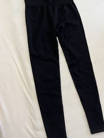 Sportbekleidungsset Damen schwarz Grösse M