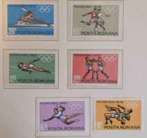 Rumaenien 1972 XX. Olympia Muench. Satz 6V MNH postfrisch