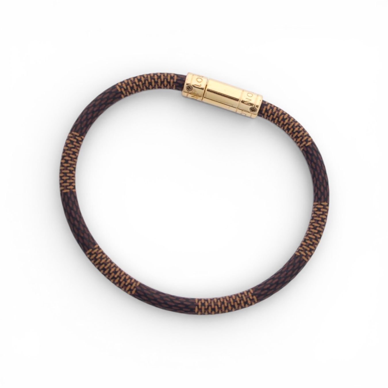Louis Vuitton Armbänder & -reifen: Louis Vuitton Keep It Armband Damier ebène – Gebraucht aus Binningen von Designerlabels 4