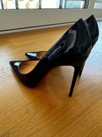 Christian Louboutin Kate 100 Lackleder-Pumps, Gr 38.5