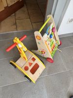 Wooden Giraffe Ride-On and Activity Walker Set