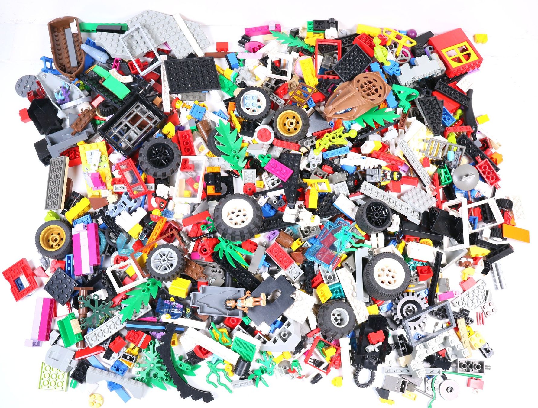 Lego Baukästen: 1.5 kg. Legoteile mit Minifiguren – Gebraucht aus Hettlingen von Scholi99