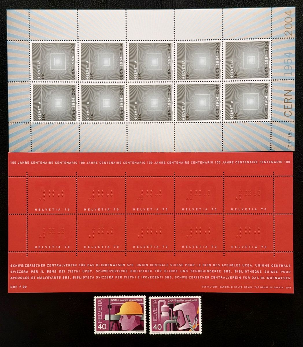 Alle Briefmarken: Frankatur CHF 100.- postfrische Bogen – Neu (gemäss Beschreibung) aus Glattbrugg von Artos67 4