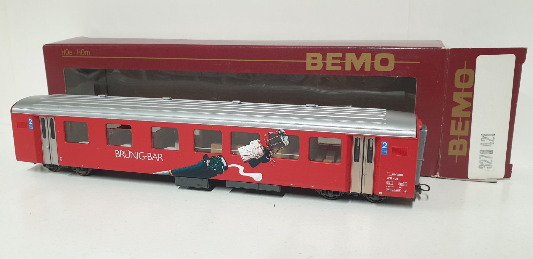 Bemo Modellini di ferrovie: Bemo RhB  Piano Bar  Restaurant 3278 421 – Nuovo (secondo la descrizione) da Geroldswil venduto da TopTrain54