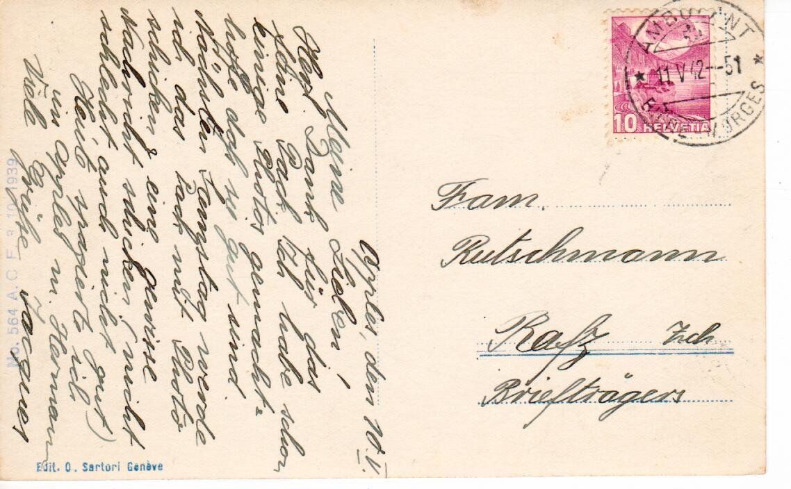 Cartes postales: Morges 1942 – D'occasion à Wolhusen par Curver9 1