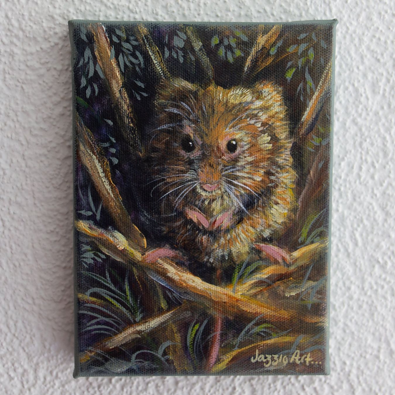 Dipinti: Erntemaus Wildlife Kunst - Original Acrylgemälde – Nuovo (secondo la descrizione) da Therwil venduto da Jazzio_Art