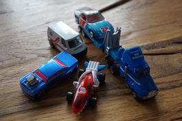 Spielzeug  Autos   set Transporter Blau   ab 1.-
