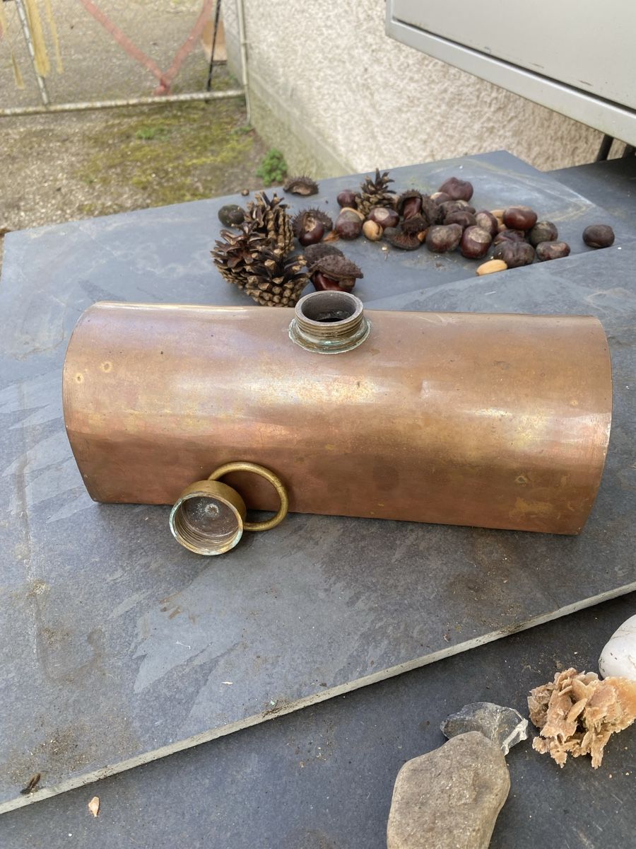 Altri elettrodomestici e apparecchi d’epoca: Wärmeflasche - Bettflasche Kupfer – Usato da Aathal-Seegräben venduto da wagenburg01 2