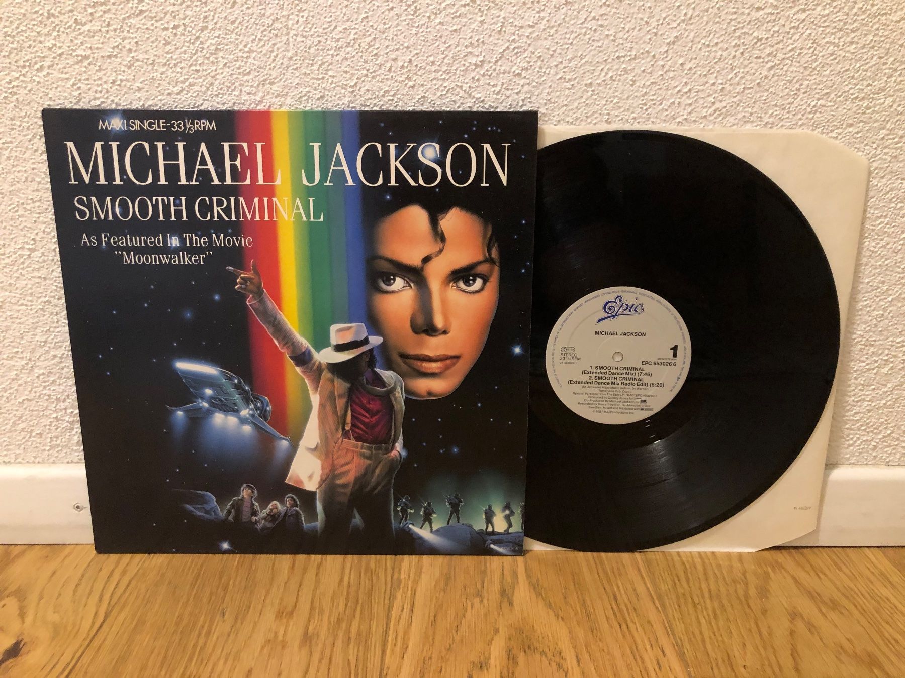 Vinyles: MICHAEL JACKSON - SMOOTH CRIMINAL 12" MAXI SINGLE EU 1987 – D'occasion à Zofingen par kartengeheimniss