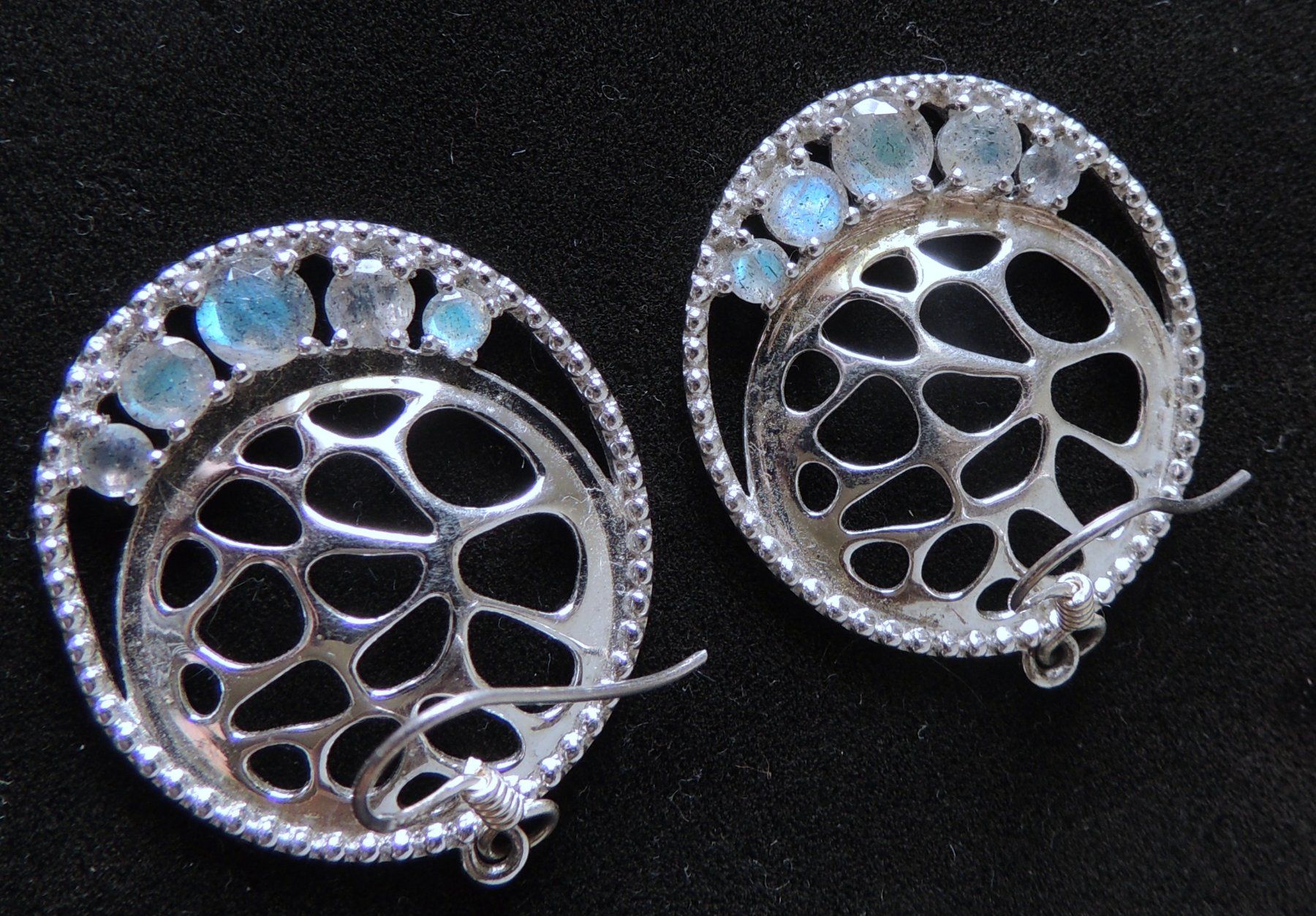 Ohrringe & -stecker: Silber 925 Labradorit Ohrringe – Neu (gemäss Beschreibung) aus Waldenburg von schaller707 1