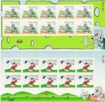 Tutti i francobolli: 1158-9 Mäuse souris ** – Nuovo e nell'imballaggio originale da Lausanne venduto da Whorvath