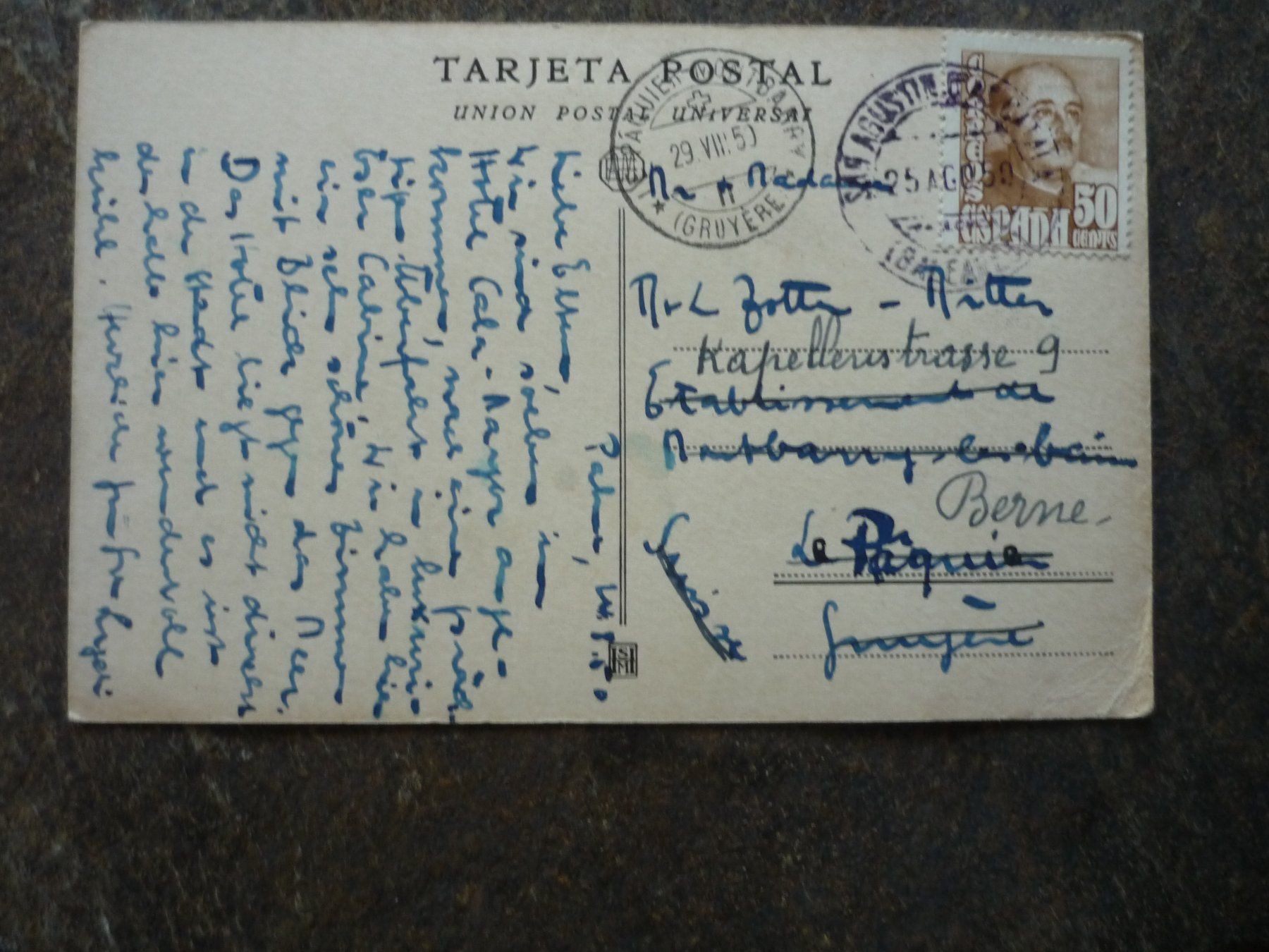 Cartes postales: Ansichtskarte Hotel Cala-Mayor Palma de Mallorca 1950 – D'occasion à Langnau i. E. par Laendu7000 1