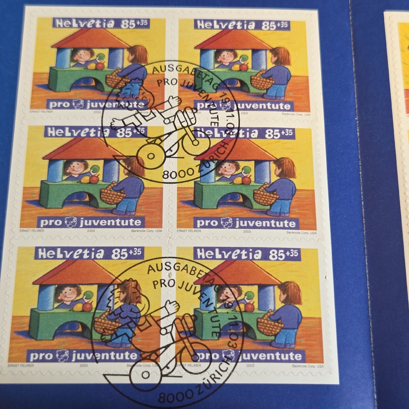 Alle Briefmarken: 3x Pro Juventute Markenheftchen 2003 Kinderrechte – Gebraucht aus Stans von Ducati16 2