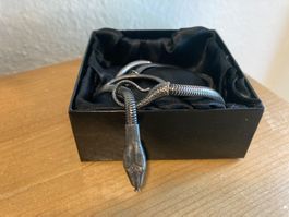 antike Schlangen Kette Silber 925 um 1920 - 1930  „gothic“