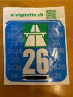 Autobahnvignette 2026 ungebraucht